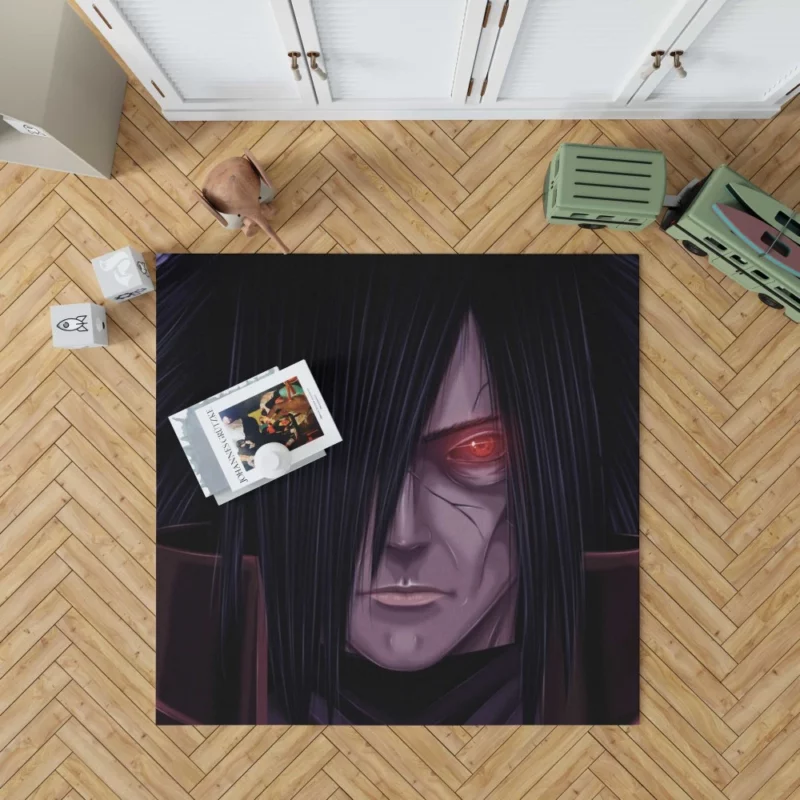 Madara Uchiha Unyielding Warrior Anime Rug