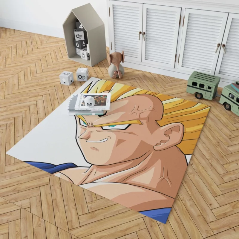 Majin Vegeta Unleashed Power Anime Rug 1