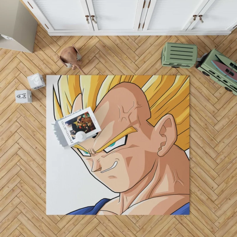 Majin Vegeta Unleashed Power Anime Rug