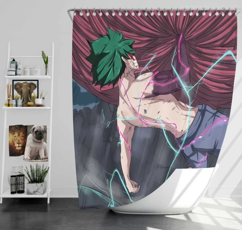 Medoriya The Hero Within Anime Shower Curtain