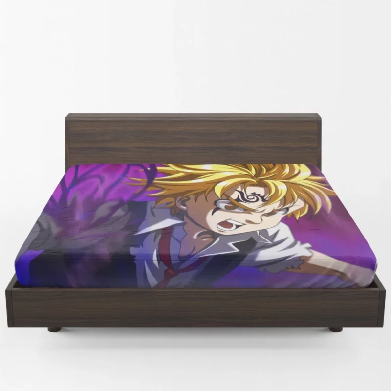 Meliodas Blonde Demon Anime Fitted Sheet 1