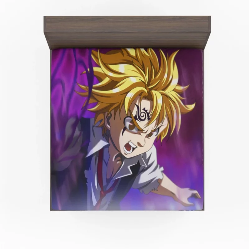 Meliodas Blonde Demon Anime Fitted Sheet