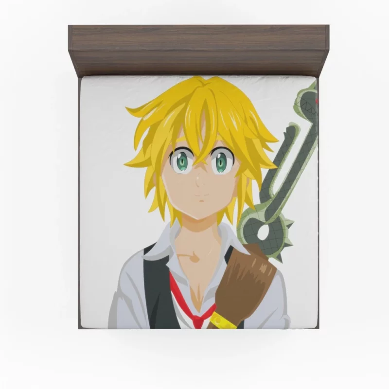 Meliodas Captain of Wrath Anime Fitted Sheet