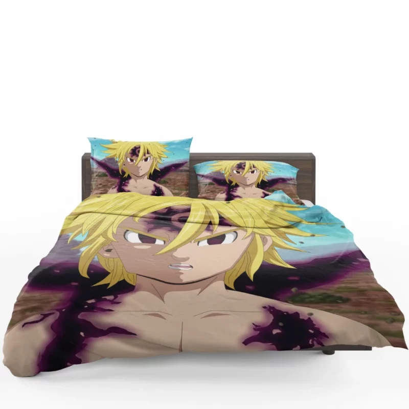 Meliodas Dark Secrets Revealed Anime Bedding Set