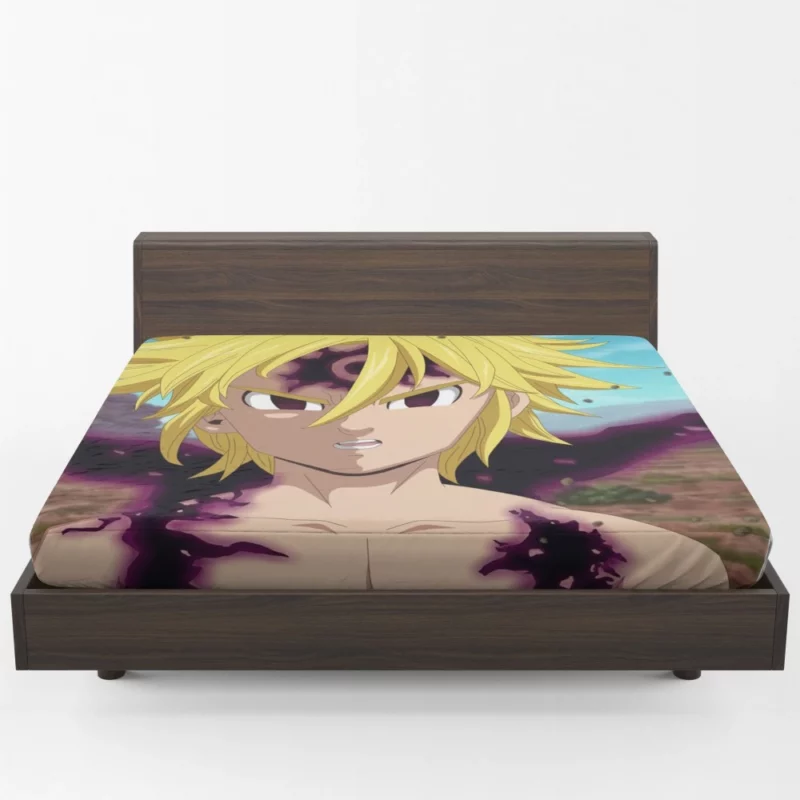 Meliodas Dark Secrets Revealed Anime Fitted Sheet 1