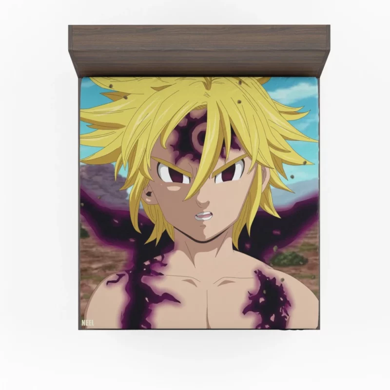 Meliodas Dark Secrets Revealed Anime Fitted Sheet