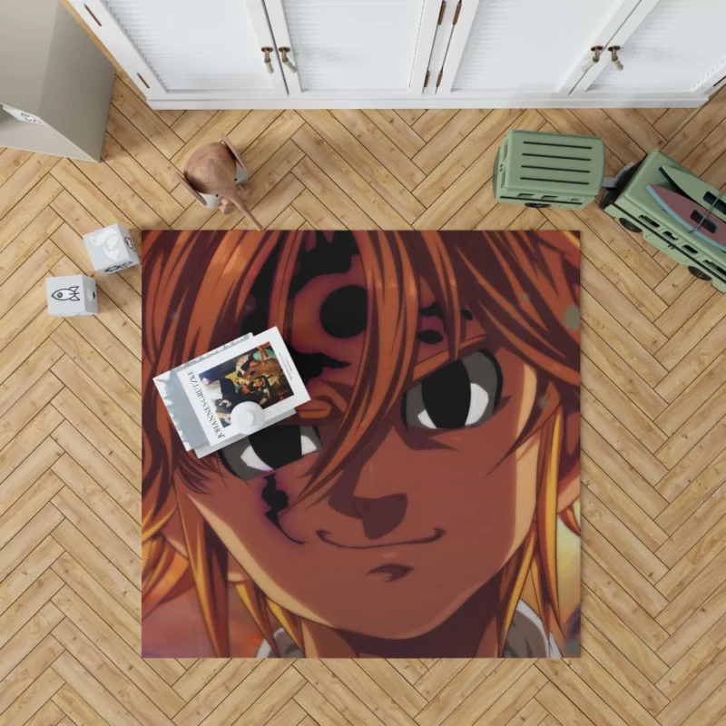 Meliodas Dark Vengeance Anime Rug