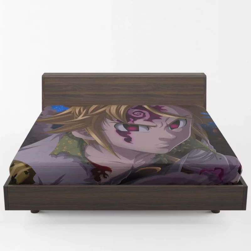 Meliodas Deadly Enigma Anime Fitted Sheet 1