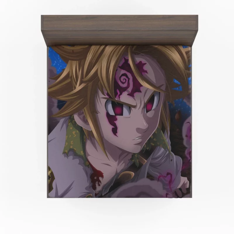 Meliodas Deadly Enigma Anime Fitted Sheet