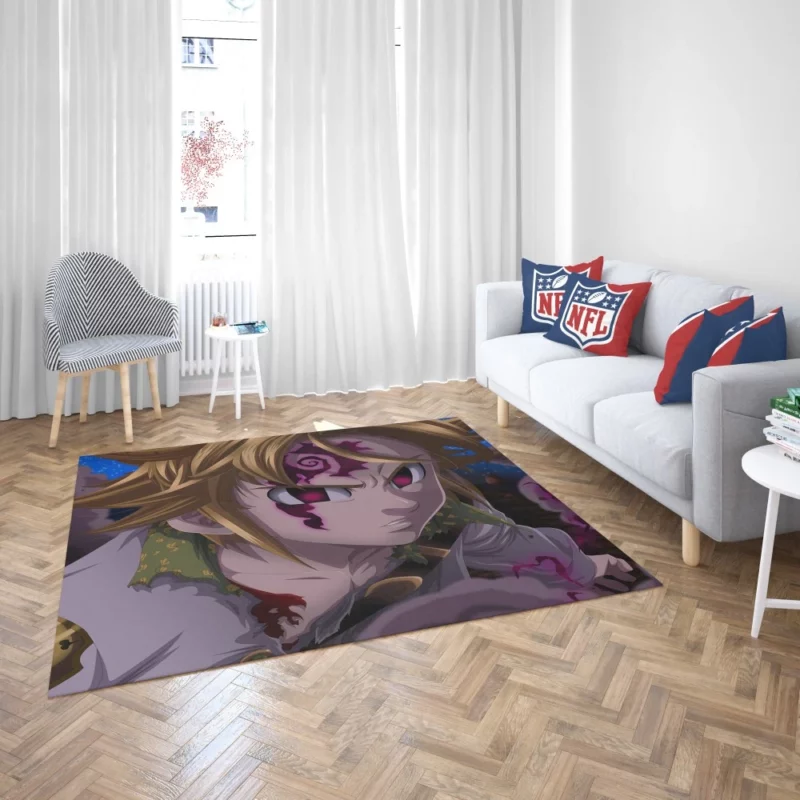 Meliodas Deadly Enigma Anime Rug 2