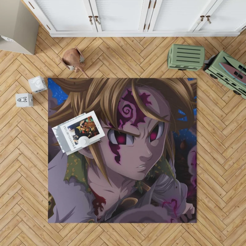 Meliodas Deadly Enigma Anime Rug