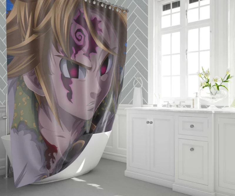 Meliodas Deadly Enigma Anime Shower Curtain 1