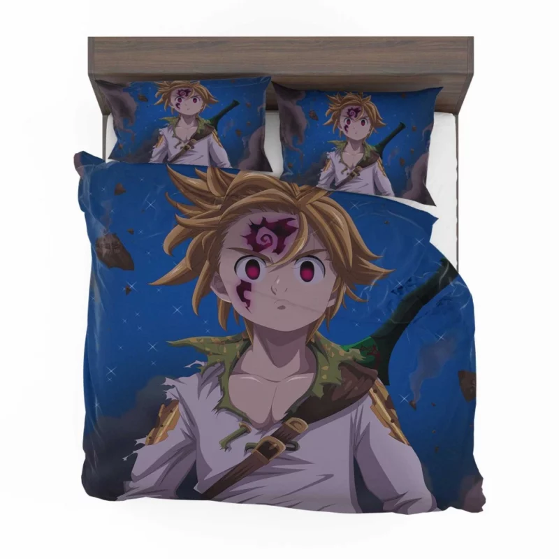 Meliodas Demon Blood Awakening Anime Bedding Set 1