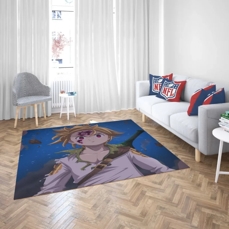 Meliodas Demon Blood Awakening Anime Rug 2