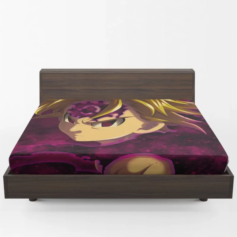 Meliodas Demon Captain Anime Fitted Sheet 1