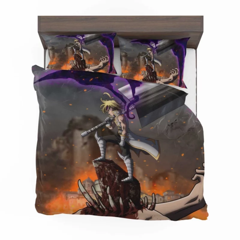 Meliodas Demon King Cursed Bond Anime Bedding Set 1