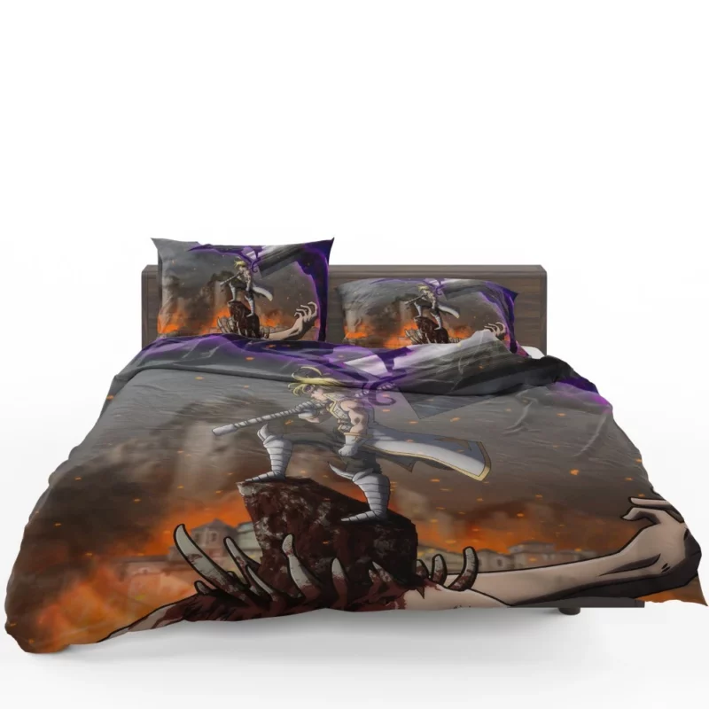 Meliodas Demon King Cursed Bond Anime Bedding Set