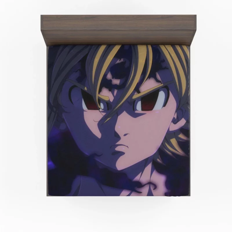 Meliodas Demon King True Form Anime Fitted Sheet