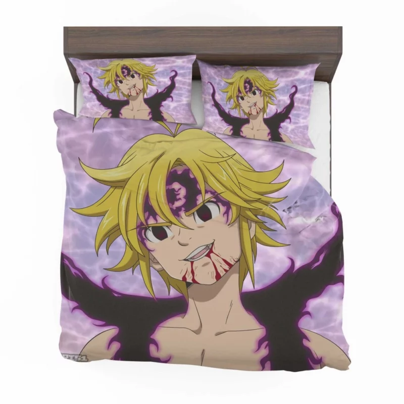 Meliodas Demon Power Anime Bedding Set 1