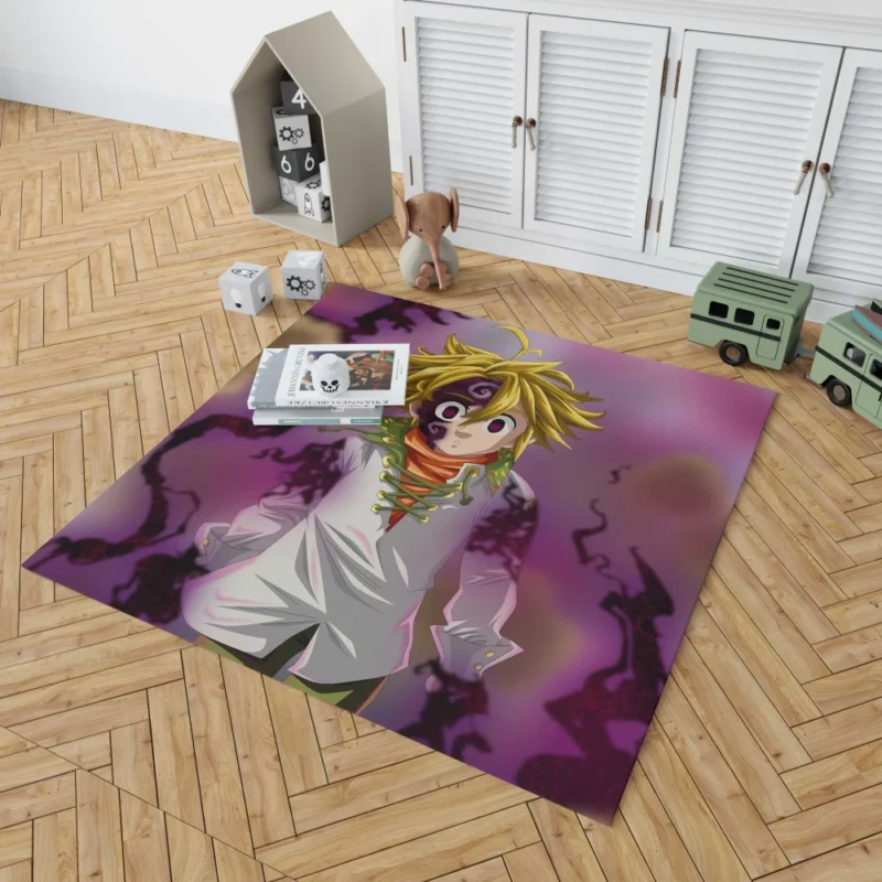 Meliodas Demon Reborn Anime Rug 1