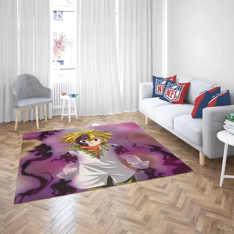 Meliodas Demon Reborn Anime Rug 2