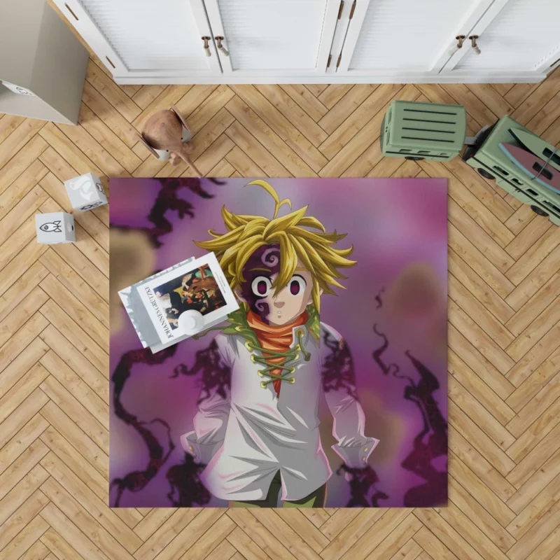 Meliodas Demon Reborn Anime Rug