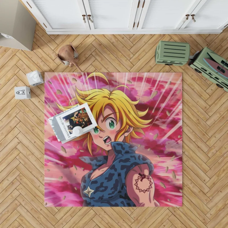 Meliodas Demon Unbound Anime Rug