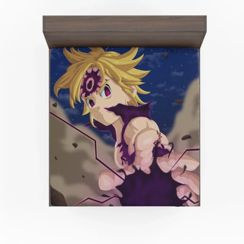 Meliodas Demon Wrath Anime Fitted Sheet