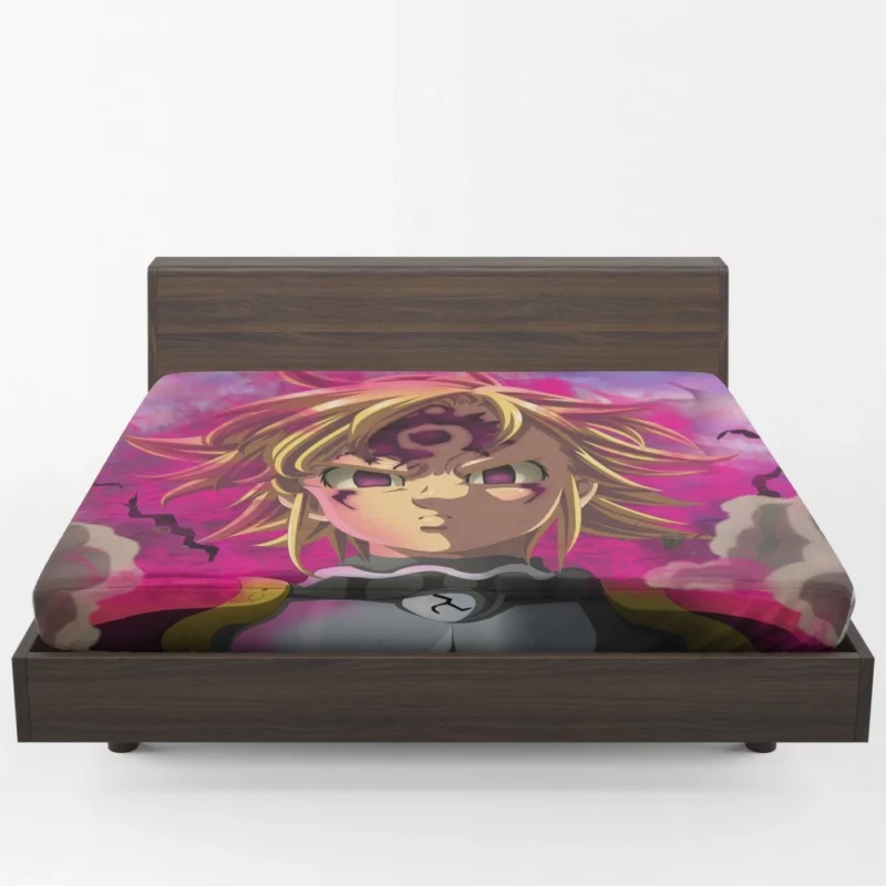 Meliodas Demonic Fury Anime Fitted Sheet 1