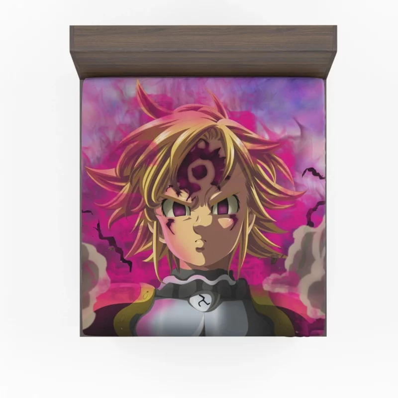 Meliodas Demonic Fury Anime Fitted Sheet