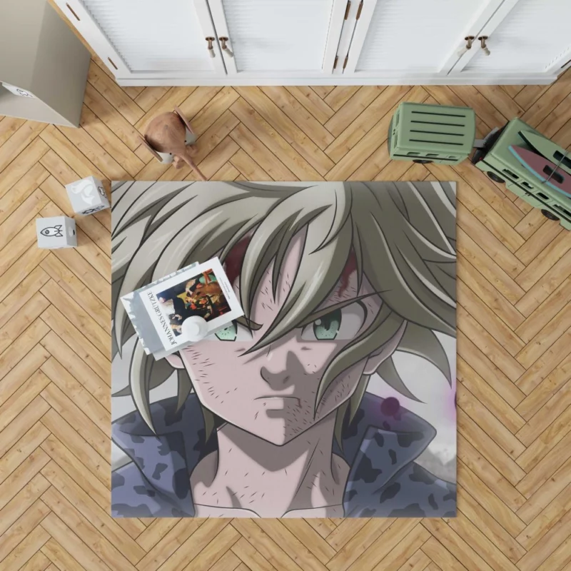 Meliodas Demonic Spheres Anime Rug