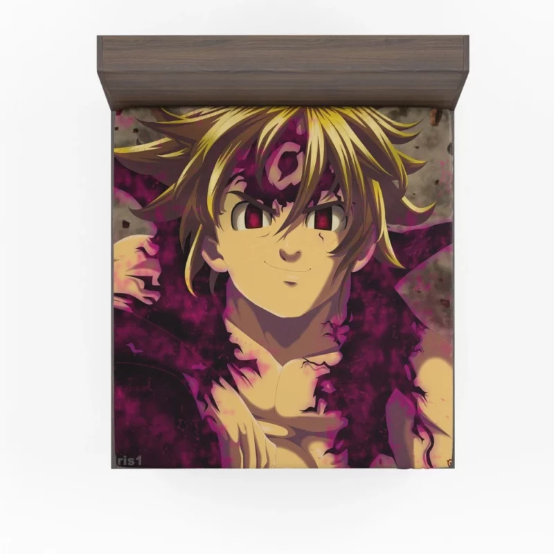 Meliodas Devil Might Anime Fitted Sheet