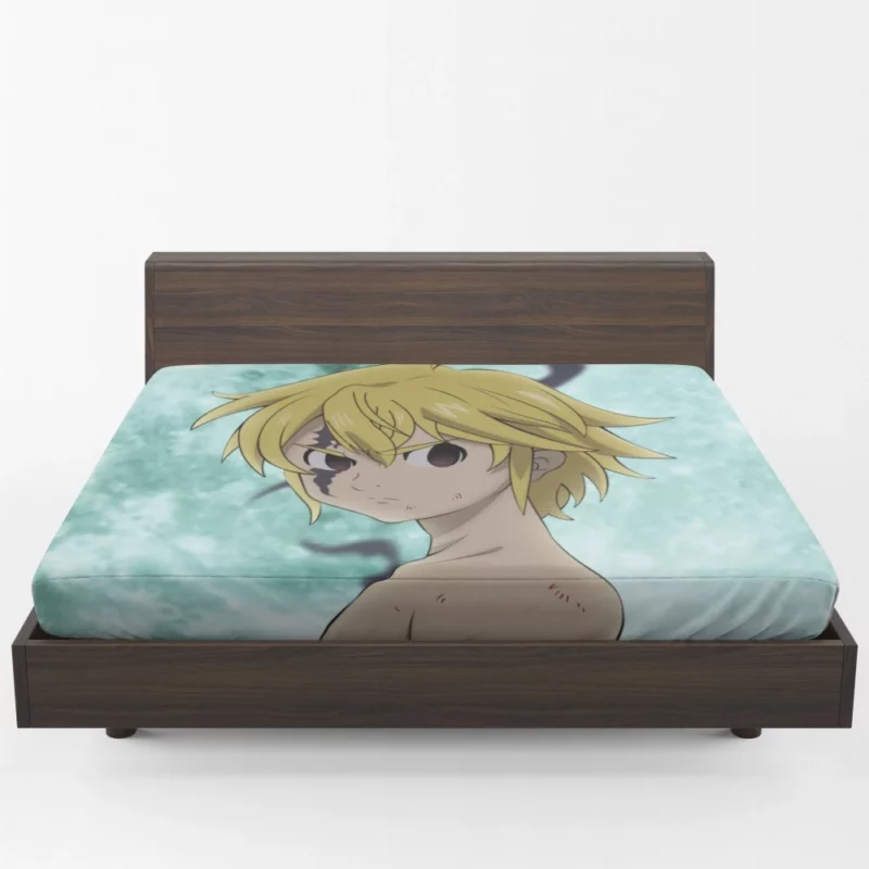 Meliodas Devil Within Anime Fitted Sheet 1