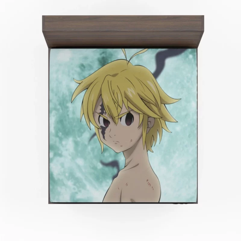 Meliodas Devil Within Anime Fitted Sheet