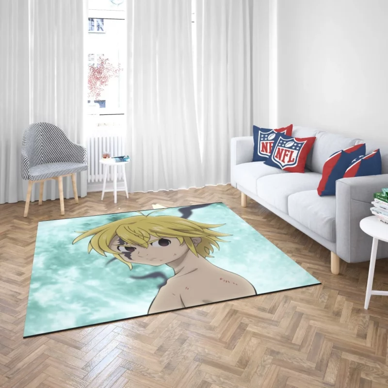 Meliodas Devil Within Anime Rug 2