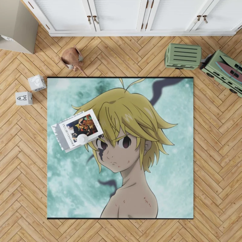 Meliodas Devil Within Anime Rug