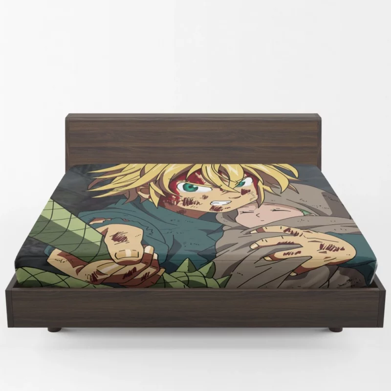 Meliodas & Elizabeth Eternal Connection Anime Fitted Sheet 1