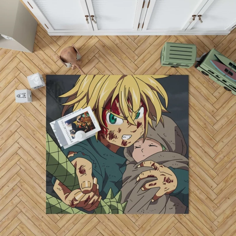 Meliodas & Elizabeth Eternal Connection Anime Rug