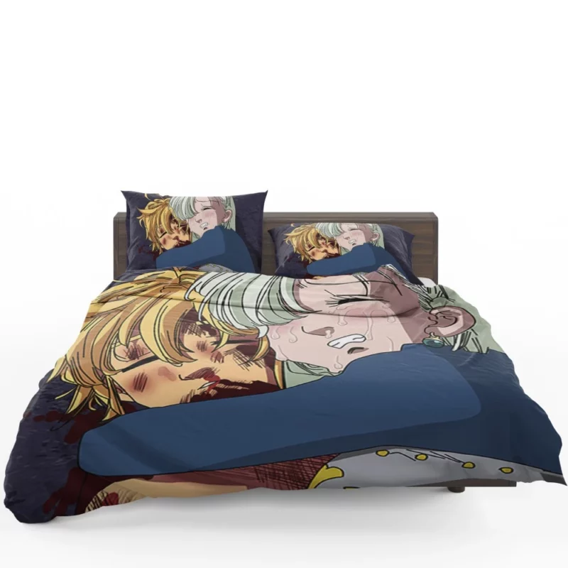 Meliodas & Elizabeth Forbidden Love Anime Bedding Set