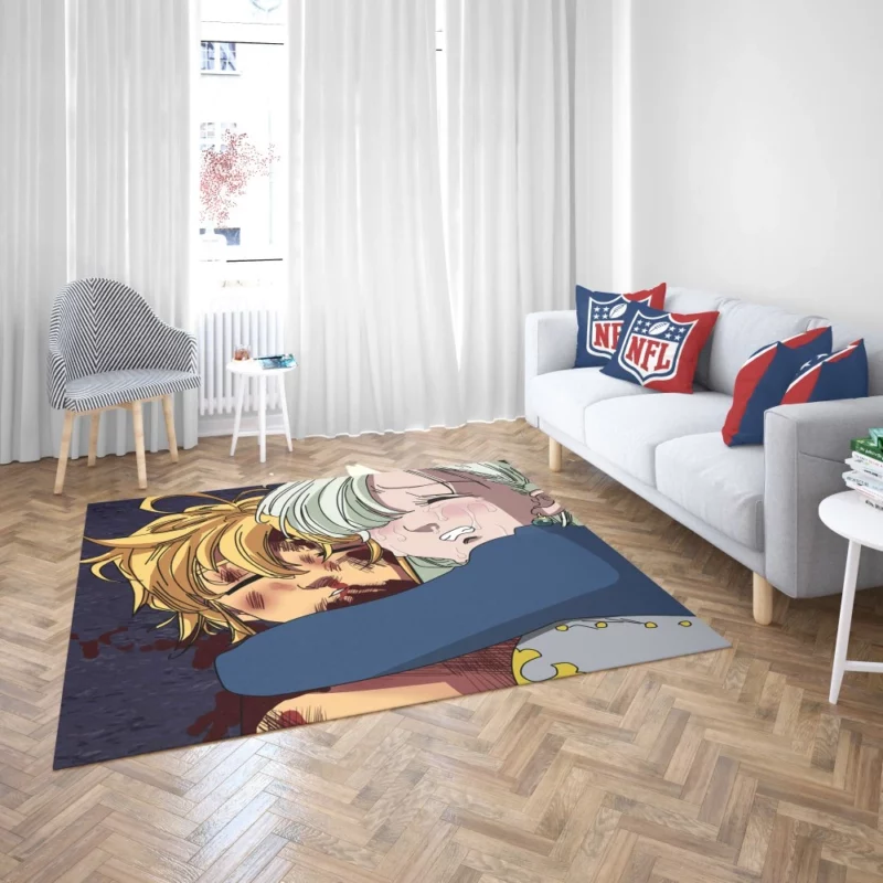 Meliodas & Elizabeth Forbidden Love Anime Rug 2