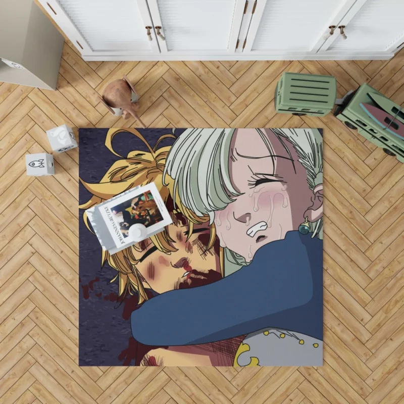 Meliodas & Elizabeth Forbidden Love Anime Rug