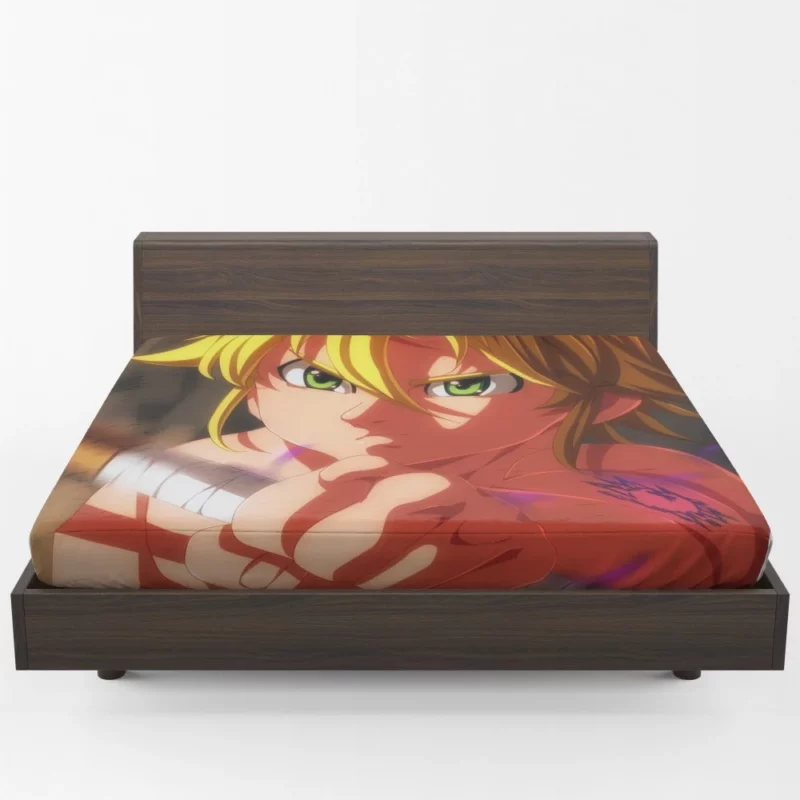 Meliodas Forbidden Power Anime Fitted Sheet 1