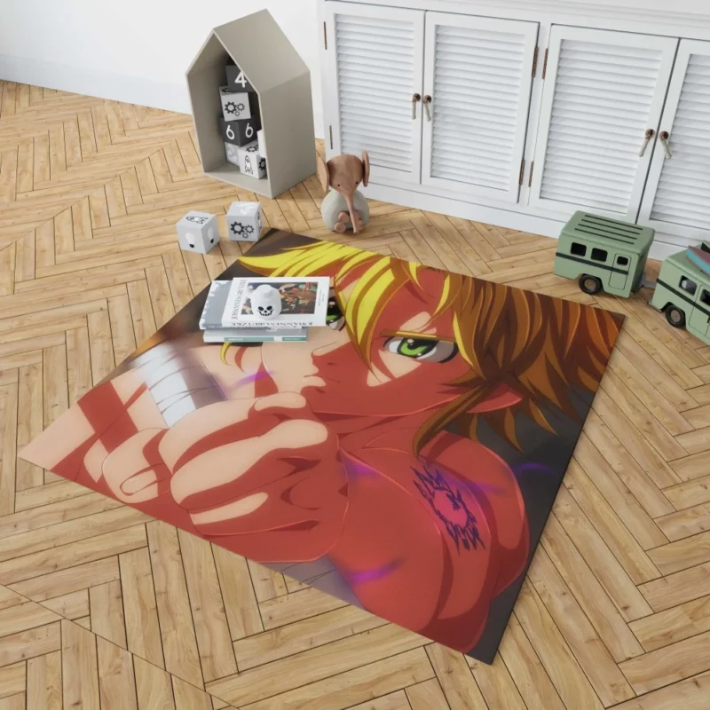 Meliodas Forbidden Power Anime Rug 1