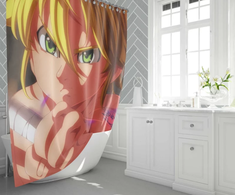 Meliodas Forbidden Power Anime Shower Curtain 1