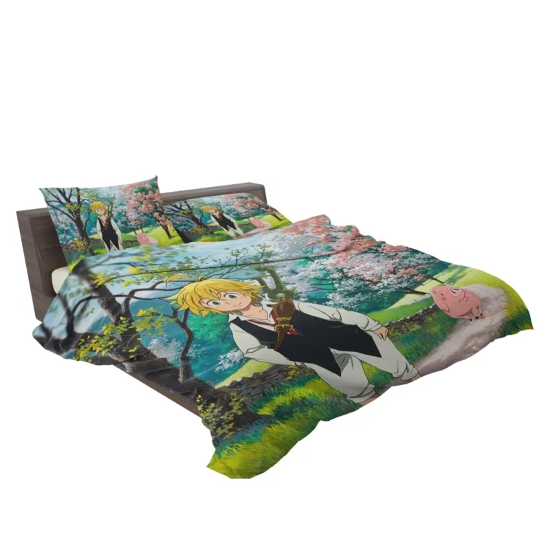 Meliodas & Hawk Lively Duo Anime Bedding Set 2