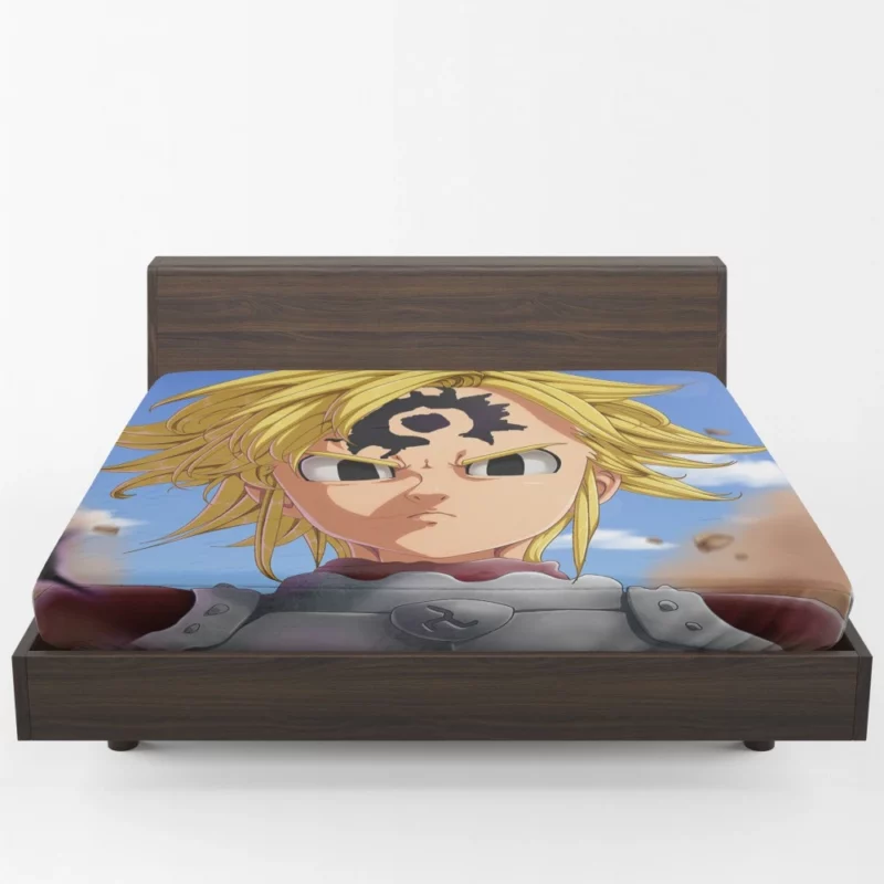 Meliodas Hellish Force Anime Fitted Sheet 1