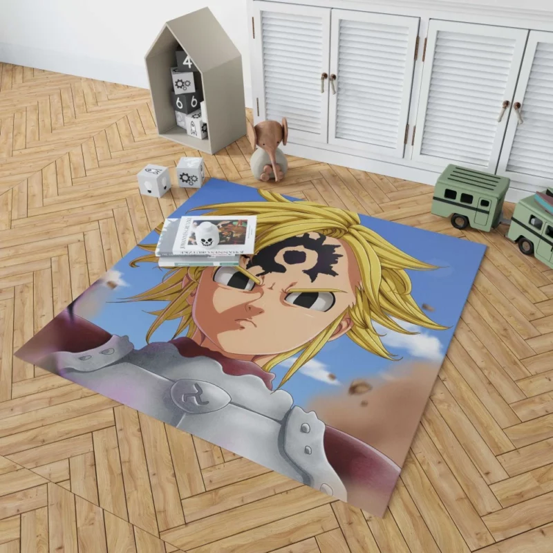 Meliodas Hellish Force Anime Rug 1