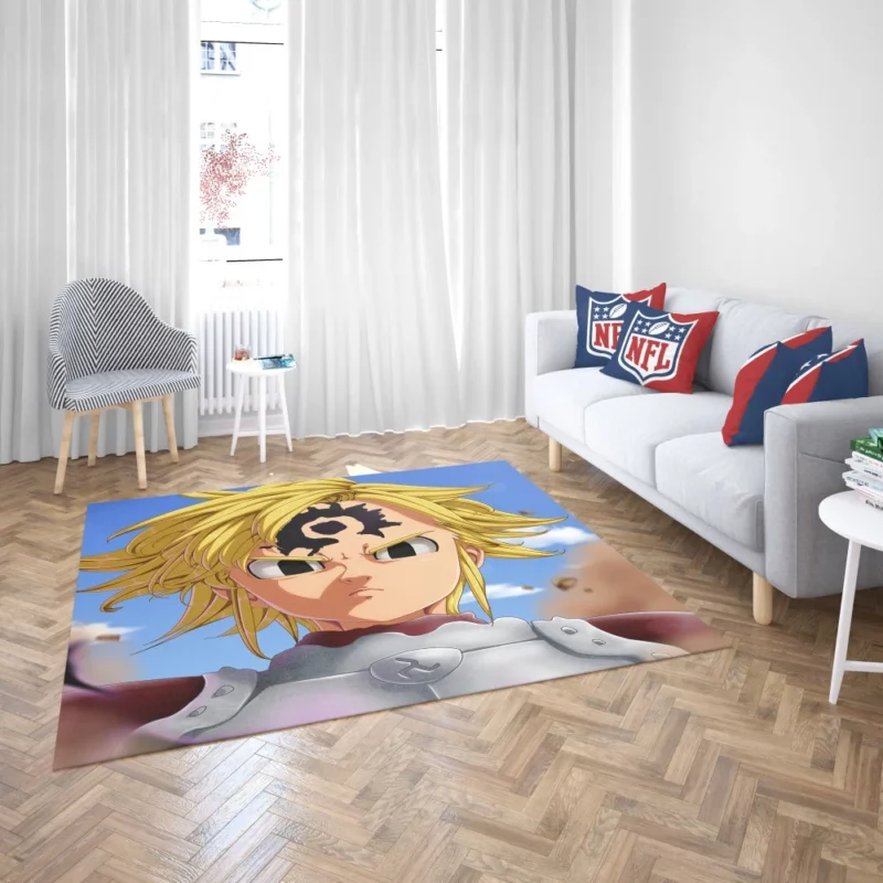 Meliodas Hellish Force Anime Rug 2