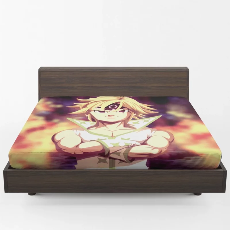 Meliodas Legendary Warrior Anime Fitted Sheet 1