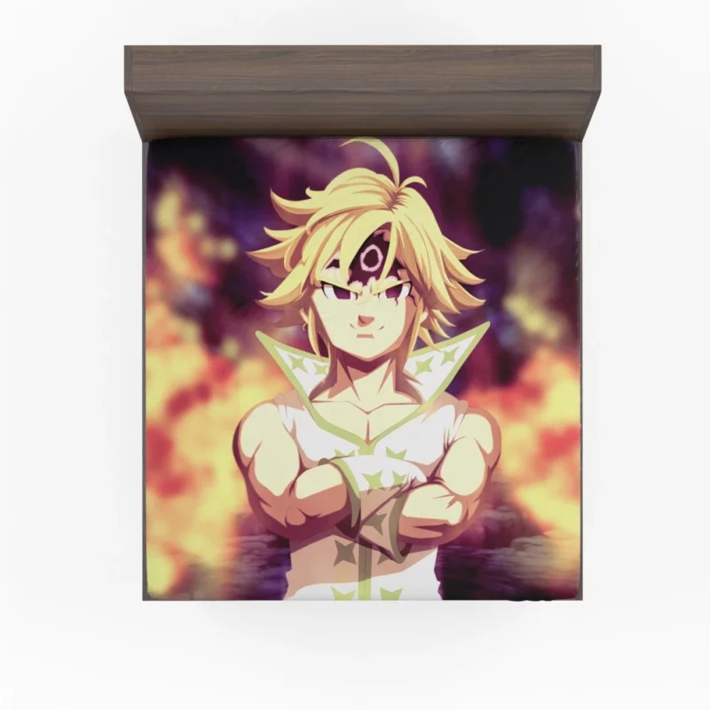 Meliodas Legendary Warrior Anime Fitted Sheet